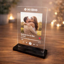 Placa Spotify Interativa - Base Preta - Personalize a sua!