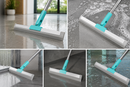 Rodo de Silicone Para Limpeza de Piso Vidros Com Gancho Secos e Molhados Uso Duplo Vassoura Mágica