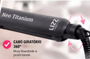￼Prancha Alisadora Neo Titanium Cinza 230°C/450°F - Lizz Pro