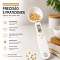 Balança Colher Digital LCD Medidor De Alta Precisão Até 300g