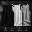 Kit 2 Regata Canelada Masculina Americana Camiseta Básica Modelo Americano Camisa Academia
