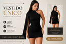 Vestido Feminino Mula Manga Gringa no Suplex Vestido De Festa Encorpado