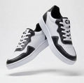 ￼Tênis Air Feminino Branco Marrom Panda Confortável Moda Casual Plataforma Premium