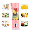 ￼Mini Liquidificador Portátil Shake 6 Laminas + Cabo USB