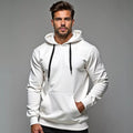 Moletom Canguru Unissex Blusa de Frio Feminino e Masculino Com Capuz Moletom Algodão