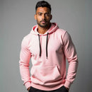 Moletom Canguru Unissex Blusa de Frio Feminino e Masculino Com Capuz Moletom Algodão