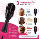 Escova Secadora Alisador Elétrica Quente Cabelo Com 3 Em1 Hair Styler 110V