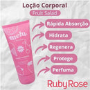 Loção Creme Corporal Melu 200ml - By Ruby Rose B Hidratante ButterCream Fruit Salad Berry Pie