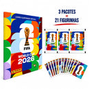 Álbum Oficial Copa Do Mundo 2026 Brochura + Figurinhas FIFA Original Futebol Colecionáveis