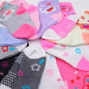 Kit 6 Ou 12 Pares Meias Infantil Para Meninas De Femininas Estampada E Com Antiderrapante