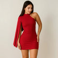 Vestido Feminino Mula Manga Gringa no Suplex Vestido De Festa Encorpado