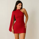 Vestido Feminino Mula Manga Gringa no Suplex Vestido De Festa Encorpado