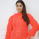 Blusa de frio feminina estilo blogueirinha moda 2023