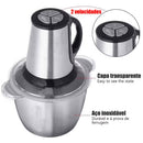 ￼2 Litros Picador Triturador De Alimentos Carne Mixer Elétrica Processador Cozinha Envio Imediato