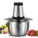 ￼2 Litros Picador Triturador De Alimentos Carne Mixer Elétrica Processador Cozinha Envio Imediato