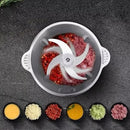 ￼2 Litros Picador Triturador De Alimentos Carne Mixer Elétrica Processador Cozinha Envio Imediato