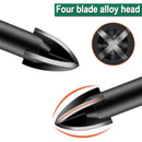 ￼Kit 10 Brocas de carboneto Triangular Titânio Profissionais 3/16-1/2 De Para Fura Tudo