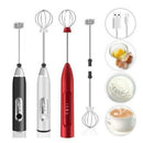 ￼Batedor Misturador Mixer Elétrico para Bebidas Leite Café Clara de Ovo 2 em 1