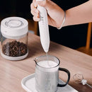 ￼Batedor Misturador Mixer Elétrico para Bebidas Leite Café Clara de Ovo 2 em 1