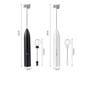 ￼Batedor Misturador Mixer Elétrico para Bebidas Leite Café Clara de Ovo 2 em 1