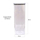 ￼Kit 20 Potes Herméticos acrílicos 2,3litros 1,1litro 480ml Organização