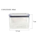 ￼Kit 20 Potes Herméticos acrílicos 2,3litros 1,1litro 480ml Organização