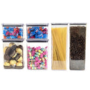 ￼Kit 20 Potes Herméticos acrílicos 2,3litros 1,1litro 480ml Organização