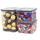 ￼Kit 20 Potes Herméticos acrílicos 2,3litros 1,1litro 480ml Organização