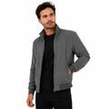 Jaqueta Masculina Bomber Casual Casaco Inverno Zíper Matelassê