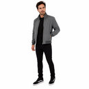 Jaqueta Masculina Bomber Casual Casaco Inverno Zíper Matelassê