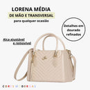 ￼Bolsa Feminina Média V com Alça Transversal Removivel Immateriale