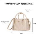 ￼Bolsa Feminina Média V com Alça Transversal Removivel Immateriale
