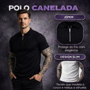 Polo Canelada Premium Masculina | Estilo Casual Moderno | Conforto e Caimento Perfeito