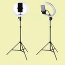 ￼Ring Light Iluminador Anel Luz 30cm 12 Polegadas Tripé 2,1m MarisaStore