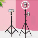 ￼Ring Light Iluminador Anel Luz 30cm 12 Polegadas Tripé 2,1m MarisaStore