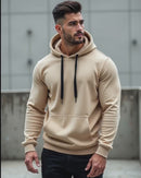 Moletom Canguru Unissex Blusa de Frio Feminino e Masculino Com Capuz Moletom Algodão